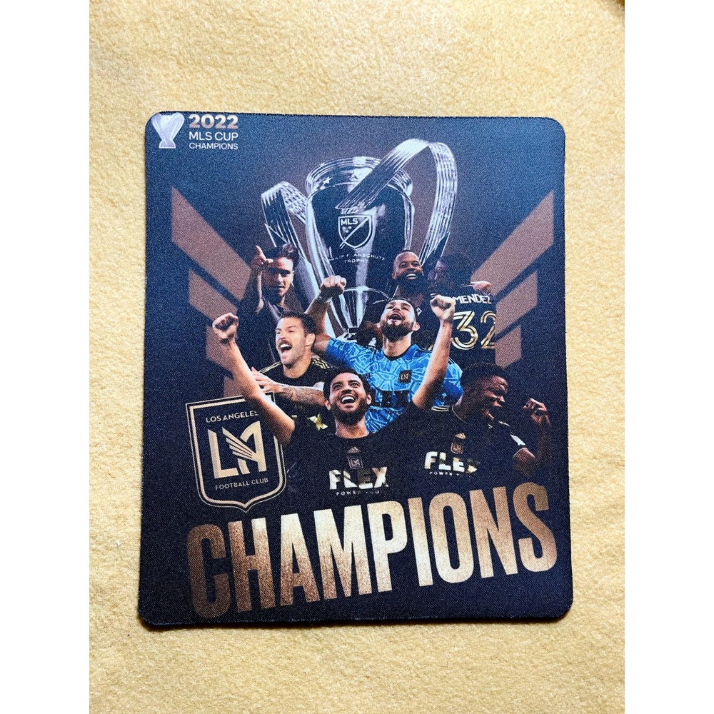 LAFC Football Club 2022 Cup Champions High Quality Mouse Pad 9.4x8 in